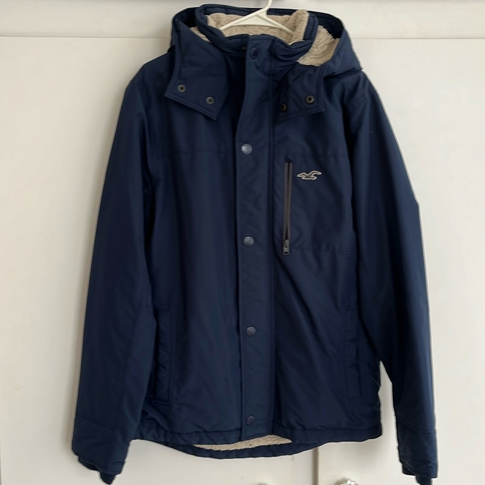 Hollister Collection Fur Lined Jacket Coat for Men